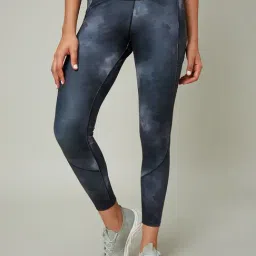 SILVERTRAQ Navy Tie - Dye Leggings-image-8