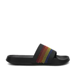 United Colors of Benetton Women's Black Slides-image-75