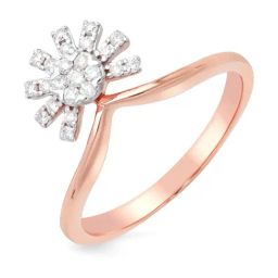 Malabar Gold and Diamonds 18k Gold Casual Ring for Women-picture-2