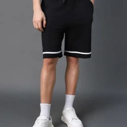 Men's Black Oversized Basket Ball Shorts-image-4
