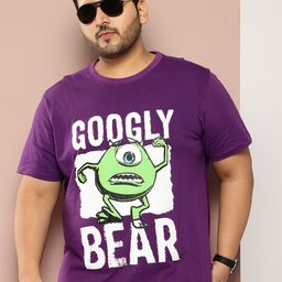 Sztori Plus Size Printed Pure Cotton T-shirt-image-66