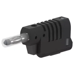 MULTICOMP PRO Banana Plugs & Jacks BANANA PLUG, 4MM, 36A, SCREW, BLK, 76-1648-19