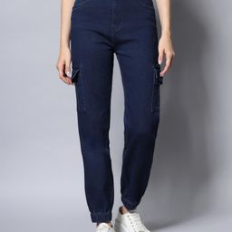 High Star Women Blue Jogger Jeans-image-54