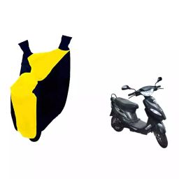 Auto Pearl Waterproof Two Wheeler Cover For Hero Electric Zippy (Yellow & Blue)-image-90