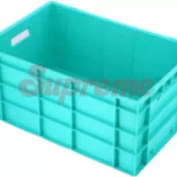 SUPREME 56 Ltr 600x400x275 mm Green Plastic Crates SCH-604027-picture-10