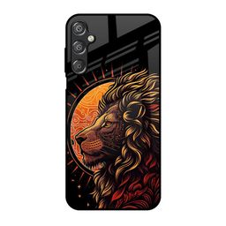 QRIOH Sun Faced Lion Quirky Printed Samsung Galaxy M15 5G Silicone Back Case-image-78