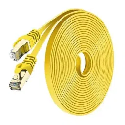 FEDUS Flat RJ45 Cat6 Ethernet Cable ‎Yellow 10 m-25