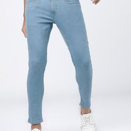 HIGHLANDER Men Blue Tapered Fit Jeans-image-43