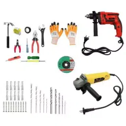 Hillgrove 16 Pcs Power Tools Kit, HGCM233M1-34