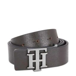 Tommy Hilfiger Norman Brown Leather Waist Belt for Men-picture-39