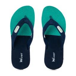 Waves by Khadims Women's Navy Flip Flops-image-10