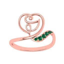 P.C. Chandra Jewellers 14k Gold Heart Casual Ring for Women-image-76