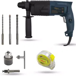 Hillgrove Chuck Size 20 mm Hammer Impact Drill kit with 3 Bits 750 W, HGCM738M1-22