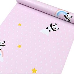 INDIAN ROYALS Pink & Yellow Animal Printed Self-Adhesive & Durable Wall Sticker-image-64