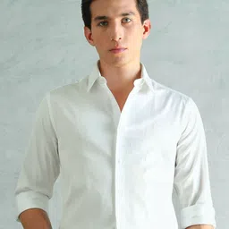 Arrow New York Men Manhattan Fit Solid Spread Collar Formal Shirt-image-33