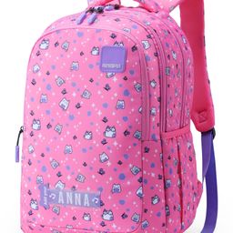 American Tourister OLLIE 4.0 XL Backpack with Kitty Print Dark Pink - Height 19 Inches-18