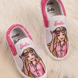 Kidsville Mattel Featuring Barbie Designed Shoes - White & Pink-picture-23