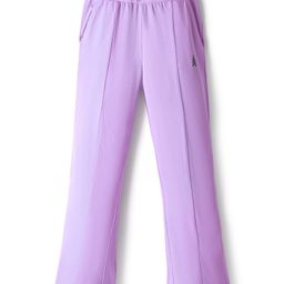 Pine Kids Knit Full Length Solid Color Leggings - Lavender-picture-8