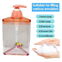FunBlast Sanitizer & Soap Dispenser Triangle Shape Pink  420 ml image 2