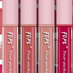 FOPE Set Of 4 Pout Perfect Smudge-Free Liquid Lipstick - 4 ml Each Shade - 02-05-06-10 image 3