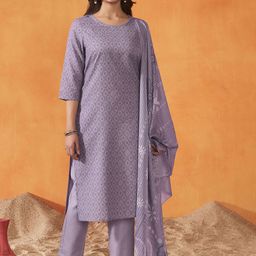Anouk Women Ethnic Motifs Printed Kurta with Trousers & Dupatta-image-45