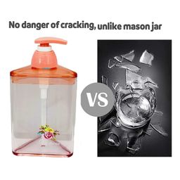 FunBlast Sanitizer & Soap Dispenser Triangle Shape Pink  420 ml image 4