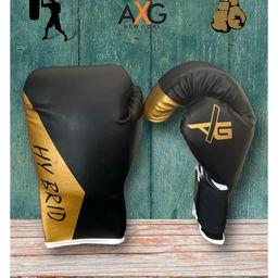 AXG NEW GOAL 3ft Eloquent Unfilled SRF Punching Bag with Wall Stand & Hanging Chain Boxing Kit - Black image 4