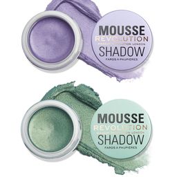 Makeup Revolution London Set of 2 Creamy Whipped Mousse Eyeshadows - Lilac & Emerald Green-12