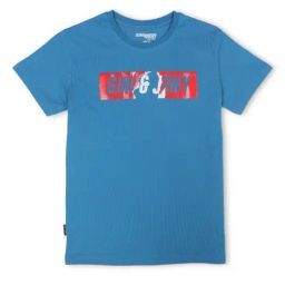 Gini & Jony Kids Blue Solid T-Shirt-picture-16