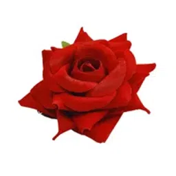 Kayanara Real Look Red Rose Shape Alligator Hair Pin For Women-picture-3