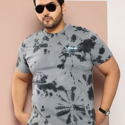 Sztori Plus Size Tie & Dye Pure Cotton T-shirt-16