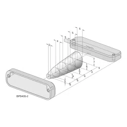 Schmersal Magnetic Sensor Actuator 90° Attached To The Sensor, BPS 40S-2 image 3