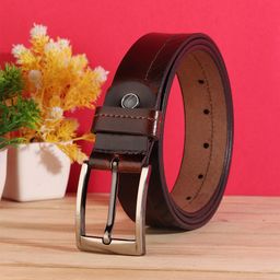 HENEDA Men Textured Leather Belt-image-59