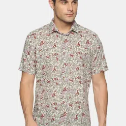Don Vino Grey Slim Fit Printed Shirt-picture-47