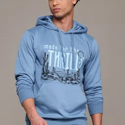 The Roadster Lifestyle Co. Hooded Printed Sweatshirt-picture-27