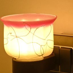 SOMIL Multicoloured Printed Glass Cylinder Shaped Wall Lamp-image-34