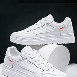 PENNEN Men Round Toe Lace-Ups Sneakers-image-44