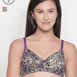Bodycare Pack Of 2 Printed Non-Wired Heavily Padded Everyday Bra E6563-picture-22