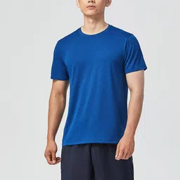 Domyos by Decathlon Men Navy Blue Regular-Fit Fitness Training Shorts-image-37