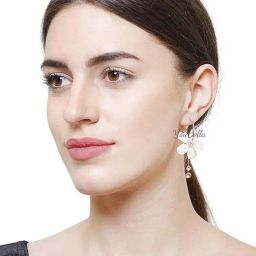 YouBella Gold-Plated Drop Earrings-image-12