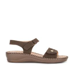 Scholl by Bata Women's Brown Ankle Strap Wedges-picture-2