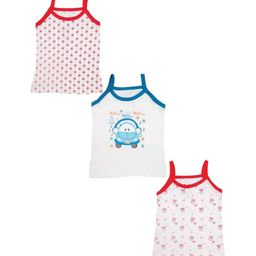 Zoom Minimondo Girls Pack of 3 Printed Vests-image-89