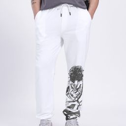 glitchez Men Captain America Motion Printed Relaxed Track Pants-picture-6