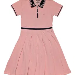 Gini and Jony Colourblocked Fit & Flare Dress-image-22