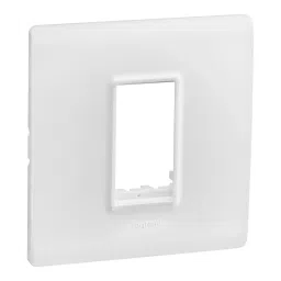 Legrand Cover Plate with Support Frame Allzy White 1 Module, 6813 00 (Pack of 20) image 2