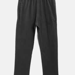 CHIMPRALA Kids Black Solid Cotton Antimicrobial Track Pants-image-59