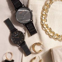 Joker & WItch JWGS34 Analog Couple Watch with Bracelet, Earring, Ring and Necklaces-image-26