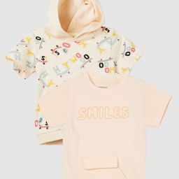 Juniors by Lifestyle Boys Pack of 2 Printed T-shirts-image-89