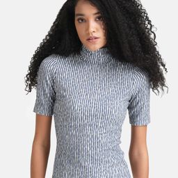 Kazo Blue Print Top-image-13