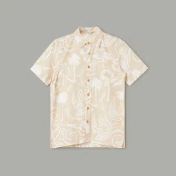 Fame Forever by Lifestyle Boys Printed Spread Collar Regular Fit Pure Cotton Casual Shirt-picture-16